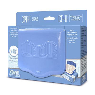 KEGO Contour Flat Pack CPAP Wipes, Unscented